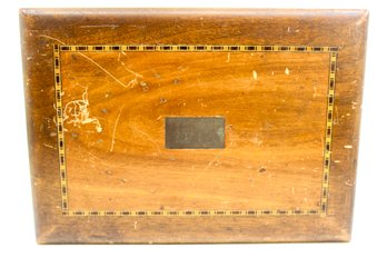 VINTAGE WOODEN CIGAR BOX - HUMIDOR - ITEM#312 RM1