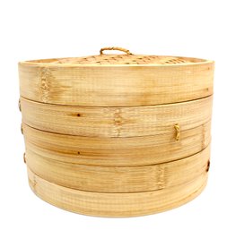 BAMBOO STEAMER BASKET - GREAT CONDITION - ITEM#332 RM1