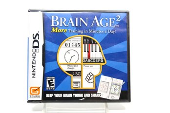 BRAIN AGE 2 NINTENDO DS GAME - 2007 - NEW - STILL WRAPPED - ITEM#350 RM1