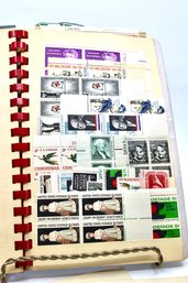 VINTAGE BOOK OF ASSORTED STAMPS - MIXED CONDITIONS - ITEM#359 RM1