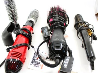HAIR PRODUCTS - BLOW DRYER W/BRUSH - CONAIR CURLING IRON - ATTACHMENTS - AND MORE - ITEM#446 RM1