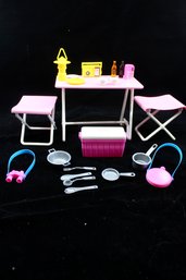 VINTAGE BARBIE CAMPING GEAR - ACCESSORIES - 1987 (BENCHES) - ITEM#471 RM1