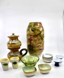 MIXED HOME GOODS - VASES - SOY CUPS - NORITAKE BOWLS - MILK & SUGAR VASES - SMALL BOWLS - ITEM#519 RM2
