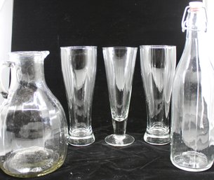 MIXED GLASS LOT OF 5 - ITEM#523 RM2