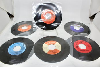 MIXED VINTAGE 45 RECORDS - LOT OF 6 - ITEM#701 RM1