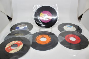 MIXED VINTAGE 45 RECORDS - LOT OF 7 - THE MONKEYS- ITEM#704 RM1
