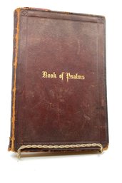 ANTIQUE-THE BOOK OF PSALMS - 1859 - NY AMERICAN BIBLE SOCIETY - TRANSLATED FROM ORIGINAL HEBREW - ITEM#740 RM3