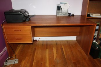 VINTAGE - OFFICE DESK WITH 2 DRAWERS - WITH CHAIR - ITEM#791 RM2