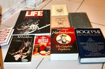 MIXED BOOK LOT - LIFE IN SPACE - THESAURUS - THE PROPHET - KAHLIL G. - ITEM#838 BSMT