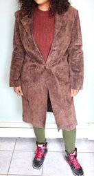 VINTAGE PIG SUEDE COAT - MEDIUM TO LARGE - ITEM#844 BSMT