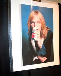 FAMOUS PHOTOGRAPHER RICHARD E. AARON - PHOTO OF TOM PETTY - 1 OF 1 - SIGNED IN PENCIL - RARE - ITEM#903 RM3