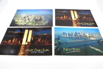 VINTAGE POST CARDS - NY SCENES - LOT OF 4 - NEW - ITEM#957 LVRM
