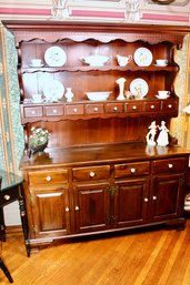 ETHAN ALLEN BUFFET & HUTCH - AMERICAN TRADITION - EXCELLENT CONDITION - VINTAGE - ITEM#10 RM2