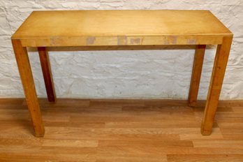 WOOD TABLE - REMOVABLE LEGS - 48' X 18' X 30' - ITEM#32 BSMT