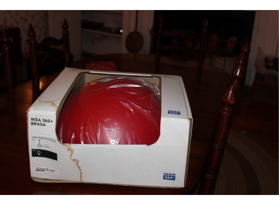 IKEA 365+ Brasa Red Cieling Lamp - NEW IN BOX!! Item #62