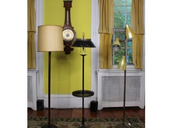Mixed Lot Of 3 Vintage Floor Lamps - ALL WORKING! Item #18