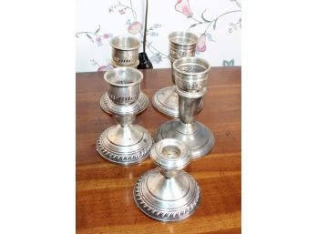 Sterling Silver Weighted Candle Holders - Lot Of 5! -Item #56