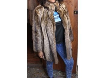 Vintage Fur Coat - Good Condition! - Item #107