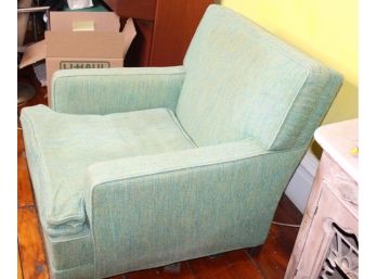 Vintage Modern Fabric Chair - GREAT FABRIC - RETRO DESIGN! Good Condition - Item #17