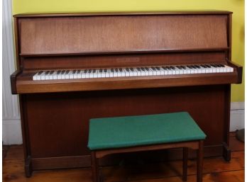 Georg Bolin Vintage Upright Piano With Bench! Excellent Condition - Item #04