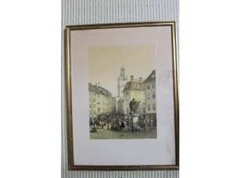 CARL JOHAN BILLMARK Vintage Framed Art Work - LOT OF TWO! Great Condition - Item #78
