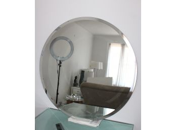 Antique Round 36' Bevel Mirror - CUSTOM MADE! Good Condition - Item #45