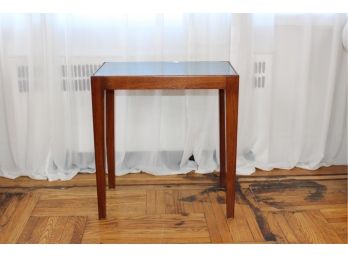 Wooden Mirror Top Table! Good Condition - Item #06