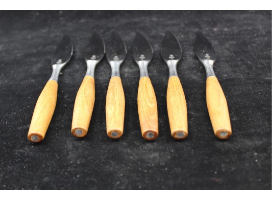 Mid Century Dansk Knives - Set Of 6 - Heavy Weighted!! - Item #136