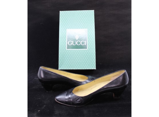 GUCCI Vintage Black Shoes  - SIZE 37.5!! - Item #121