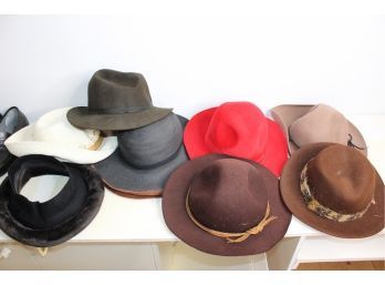 Vintage Hats - Lot Of 10 - Mixed - Good Condition - Item #96