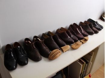 Assorted Lot Of Men's Shoes - SIZE 7 - Cole Haan, Mario Valentino - Good Condition - Item #95