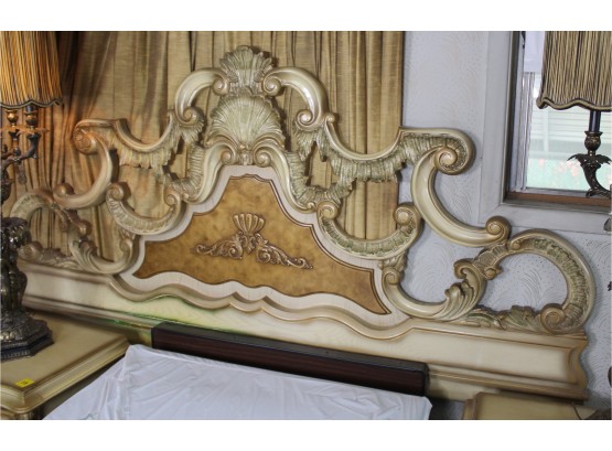 Vintage Provincial Bombay Style Headboard - Frame Included!! - Item #30