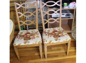 Vintage Dining Room Chairs - Set Of 6! GOOD CONDITION! - Item #17