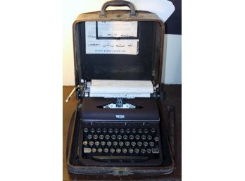 Vintage Glass Key Royal Typewriter  Item#40