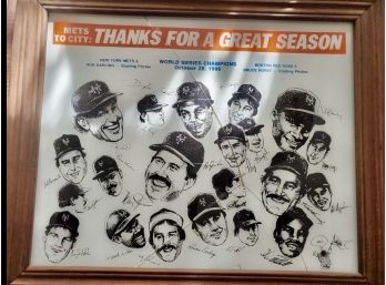 1986 Mets Poster - World Series Champions! - Item #92