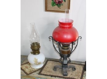 Lot Of Vintage Oil Lamps! Good Condition - Item #78