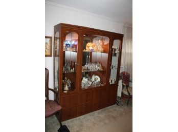 Wall Unit - 3 Separate Pieces - Lights Up! Good Condition - Item #16