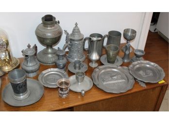 MIXED Lot Of Pewter - Lot Of 21! Great Condition - Item #41