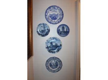 Lot Of Collectors Plates - Delft Handpainted, Royal Copanhagan, Liberty Blue & More! Good Condition- Item #10