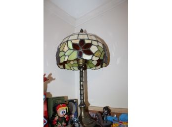 Tiffany Style Lamp - Works! Good Condition- Item #09