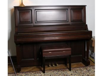 Yamaha Upright Piano W/Bench - Model# W201 - Made In Japan 1979 - Item #01