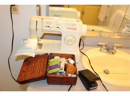 Singer Merritt Sewing Machine W/ Needles & Thread - Model# 3314C - WORKS!! - Item #67