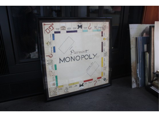 Rikki Samuels Piermont Monopoly 1984 Art - Framed!! - Item #156