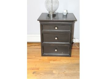 Wood End Table - 3 Drawers - Good Condition!! Item #10