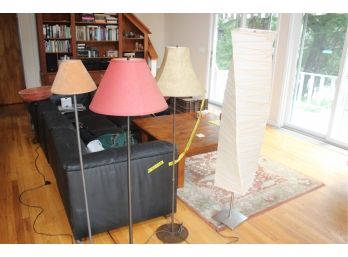 Mixed Lot Of Standing Lamps - Lot Of 4 - WORKS!! - Item #198