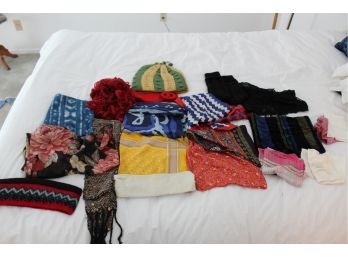 Mixed Lot - Vintage Scarves, Hats, Gloves, Belts & More!! - Item #69