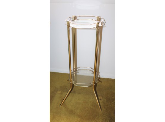 Vintage Brass Table / Plant Stand! Item #126 LR