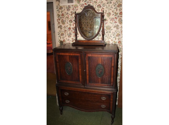 Antique 5 Drawer Dresser W/Mirror! Item #102 BR2