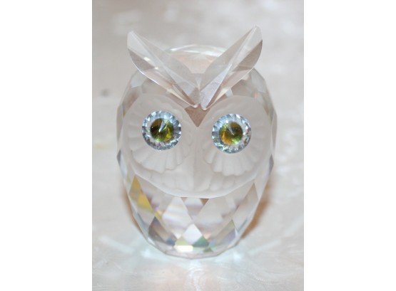 SWARVOVSKI Crystal Owl! Item #180 LR