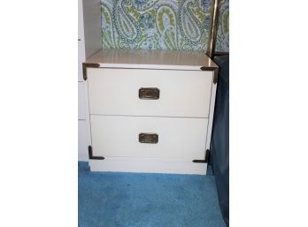 Vintage White Nightstand / Bedside Chest Table! Item #71 BR1